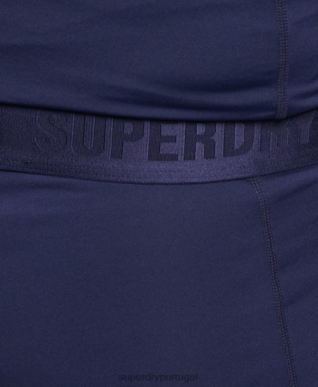 leggings de camada base homens marinha roupas Superdry 2208H1383