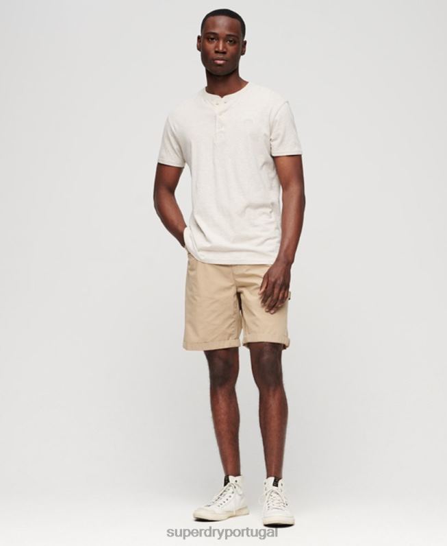 bermuda de carpinteiro homens bronzeado roupas Superdry 2208H120