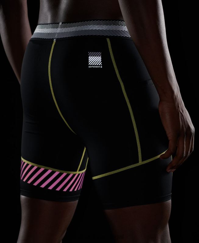 calções de gelo de energia de treinamento homens preto roupas Superdry 2208H381