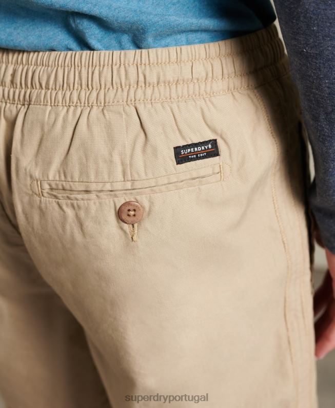 edite shorts com cordão homens bronzeado roupas Superdry 2208H383