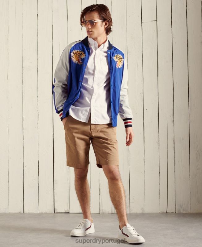 short chino internacional homens amarelo roupas Superdry 2208H6495