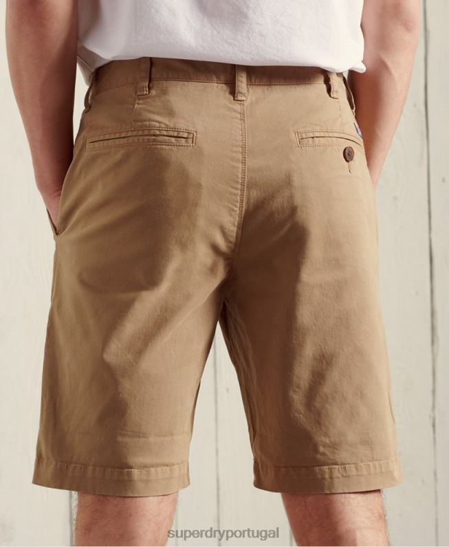 short chino internacional homens amarelo roupas Superdry 2208H6495