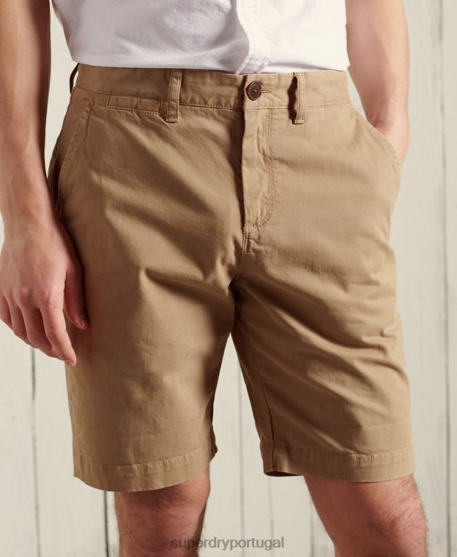short chino internacional homens amarelo roupas Superdry 2208H6495