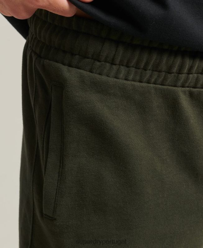 shorts esportivos code core homens caqui roupas Superdry 2208H359
