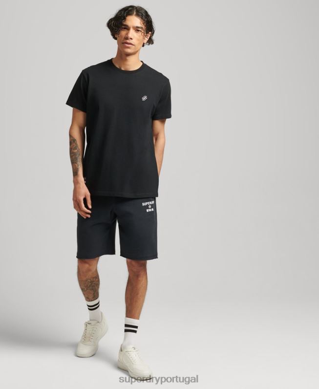 shorts esportivos code core homens marinha roupas Superdry 2208H360