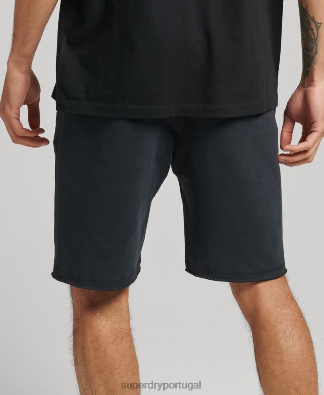 shorts esportivos code core homens marinha roupas Superdry 2208H360