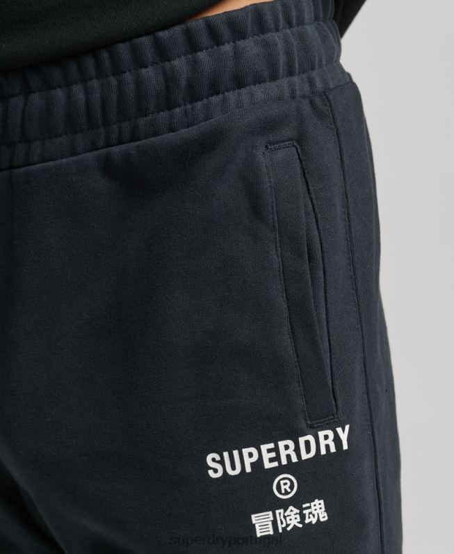 shorts esportivos code core homens marinha roupas Superdry 2208H360
