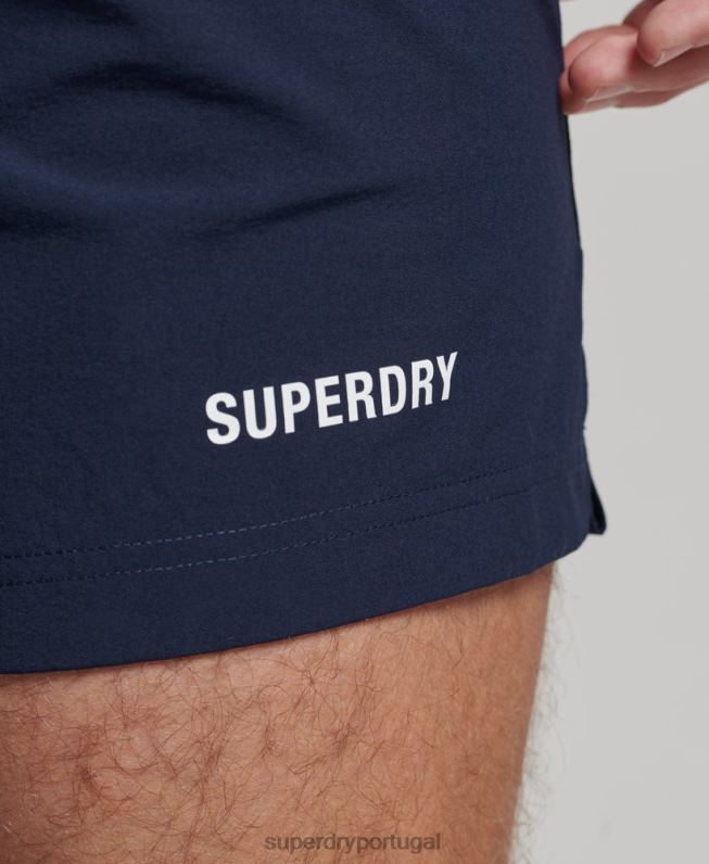 shorts esportivos principais homens marinha roupas Superdry 2208H5385