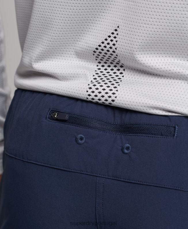 shorts esportivos principais homens marinha roupas Superdry 2208H5385