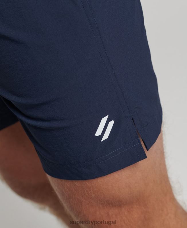 shorts esportivos principais homens marinha roupas Superdry 2208H5385