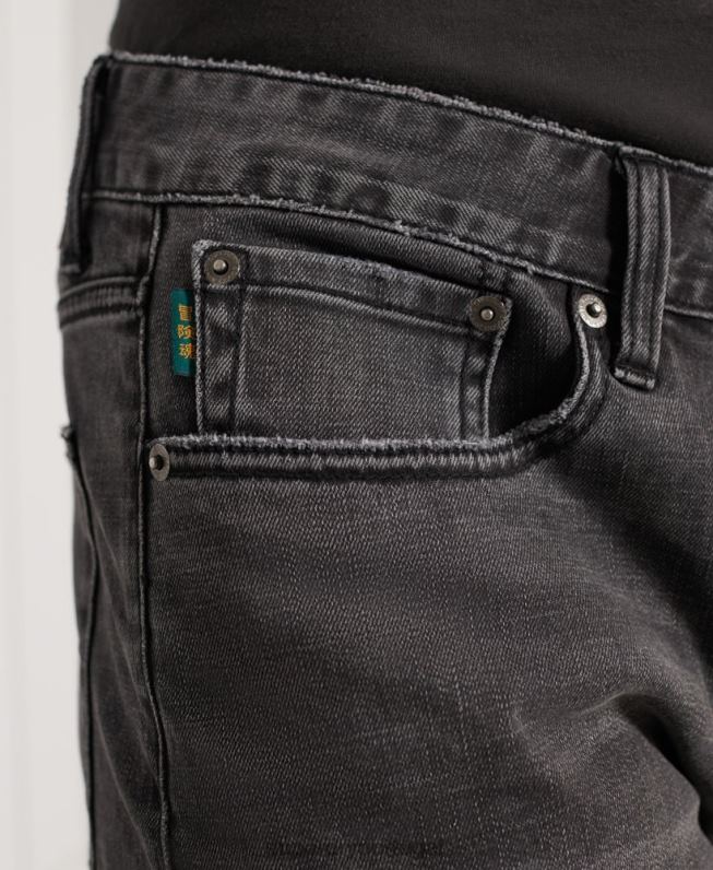 shorts finos homens cinza escuro roupas Superdry 2208H369