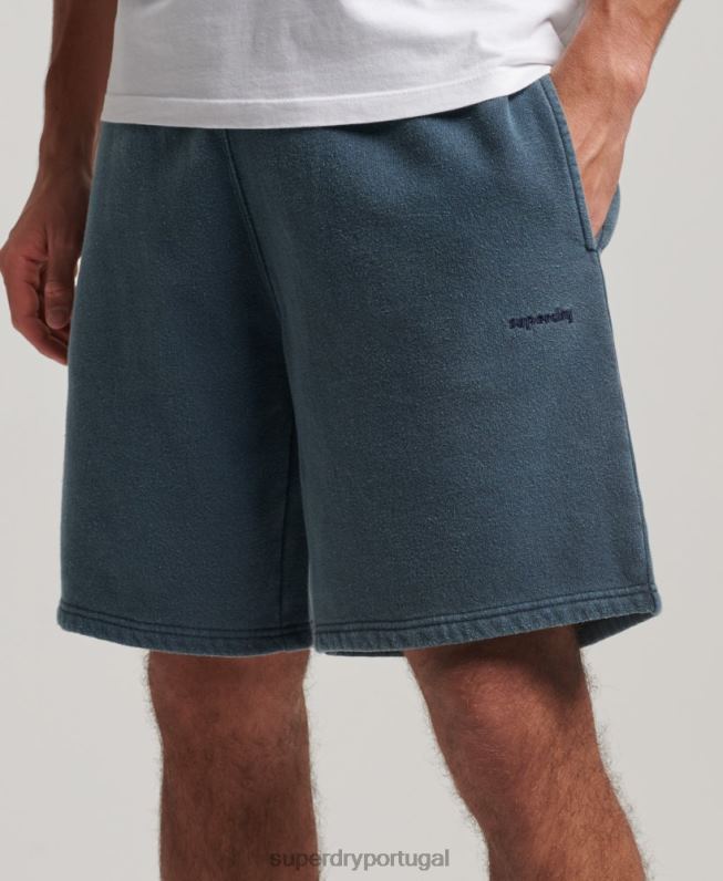 shorts marca vintage homens marinha roupas Superdry 2208H286