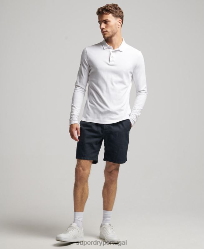 shorts overdyed vintage homens marinha roupas Superdry 2208H257