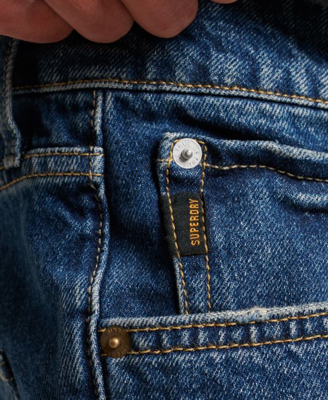 shorts retos homens azul escuro roupas Superdry 2208H110