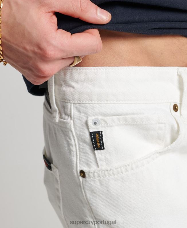 shorts retos homens branco roupas Superdry 2208H52