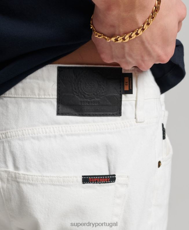 shorts retos homens branco roupas Superdry 2208H52