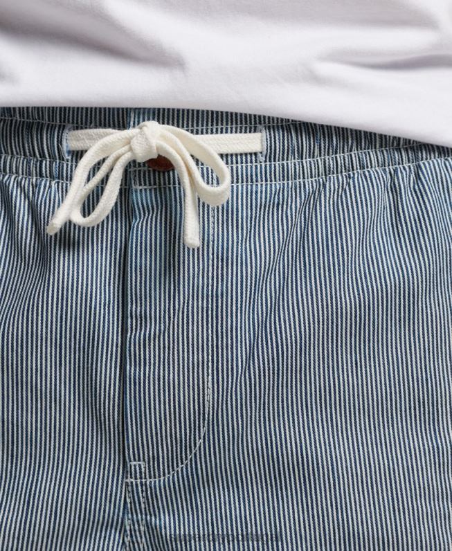 shorts tingidos demais homens azul claro roupas Superdry 2208H259