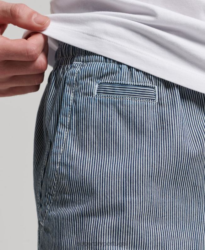 shorts tingidos demais homens azul claro roupas Superdry 2208H259