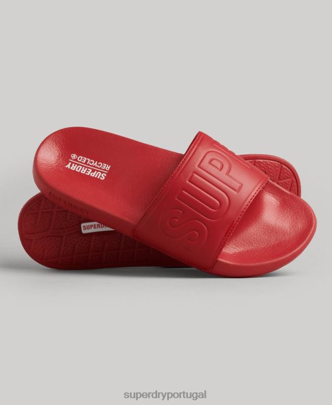 controles deslizantes de pool de núcleo de código homens vermelho sapato Superdry 2208H1912
