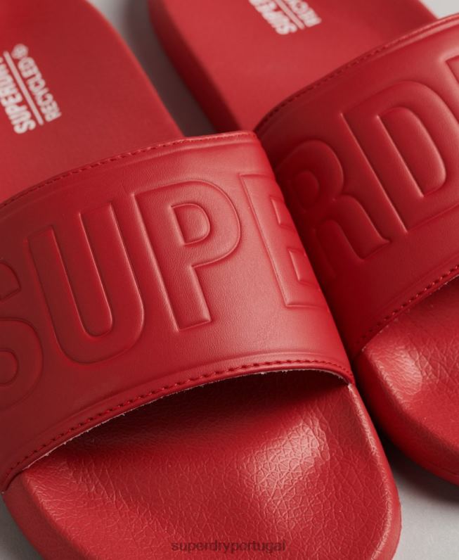 controles deslizantes de pool de núcleo de código homens vermelho sapato Superdry 2208H1912