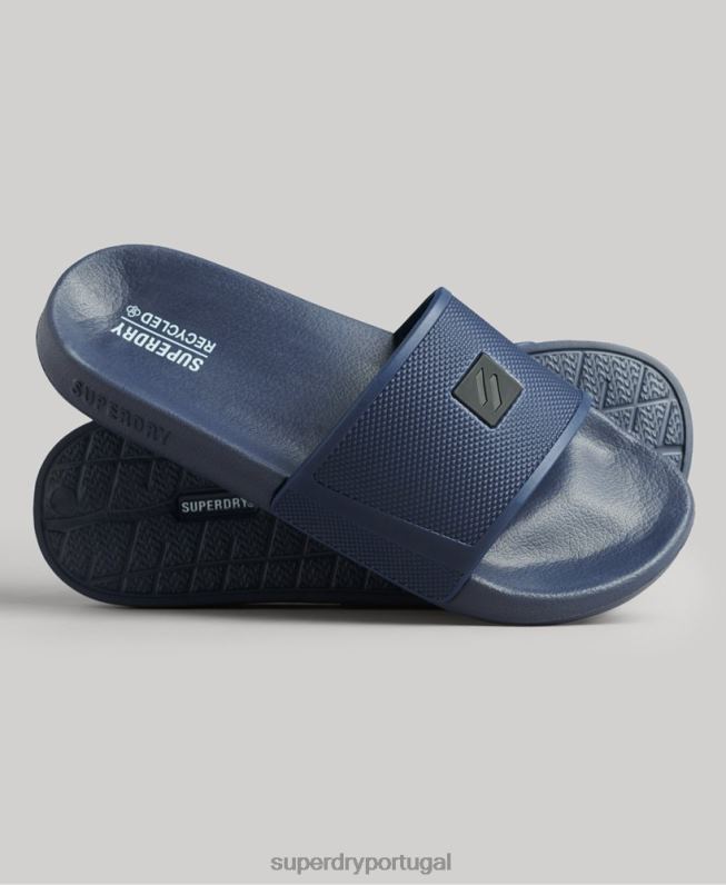 controles deslizantes de tecnologia de código homens azul sapato Superdry 2208H99