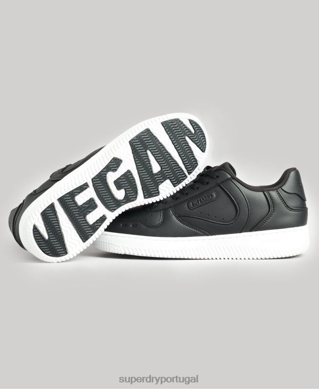 formadores de cesta vegan robustos homens preto sapato Superdry 2208H1938