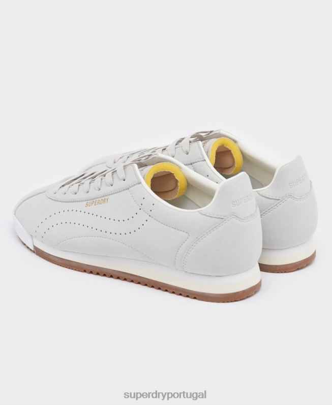 sapatos de corrida esportivos retrô veganos homens cinza sapato Superdry 2208H1940