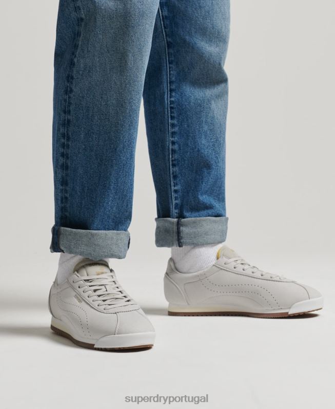 sapatos de corrida esportivos retrô veganos homens cinza sapato Superdry 2208H1940