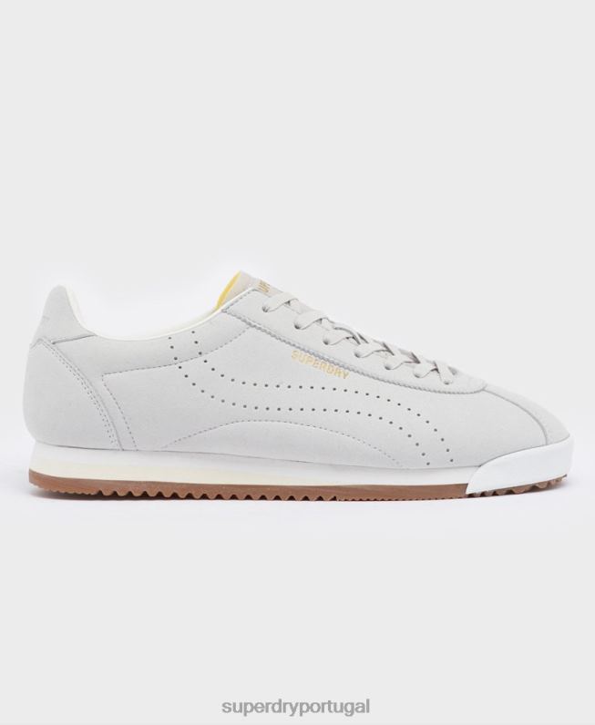 sapatos de corrida esportivos retrô veganos homens cinza sapato Superdry 2208H1940