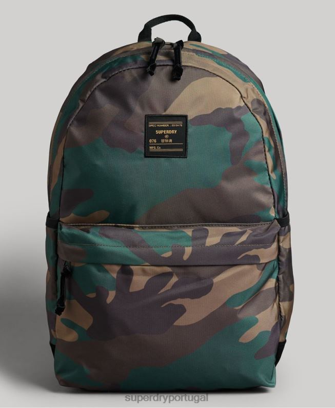 mochila estampada montana mulheres verde acessórios Superdry 2208H4225