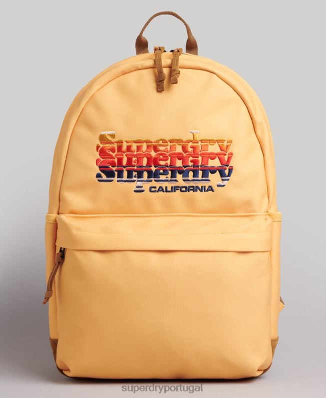 mochila gráfica montana mulheres amarelo acessórios Superdry 2208H1602