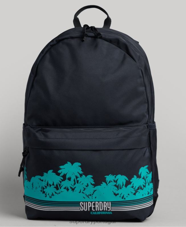 mochila gráfica montana mulheres marinha acessórios Superdry 2208H1759