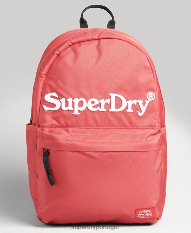 mochila gráfica montana mulheres vermelho acessórios Superdry 2208H1737