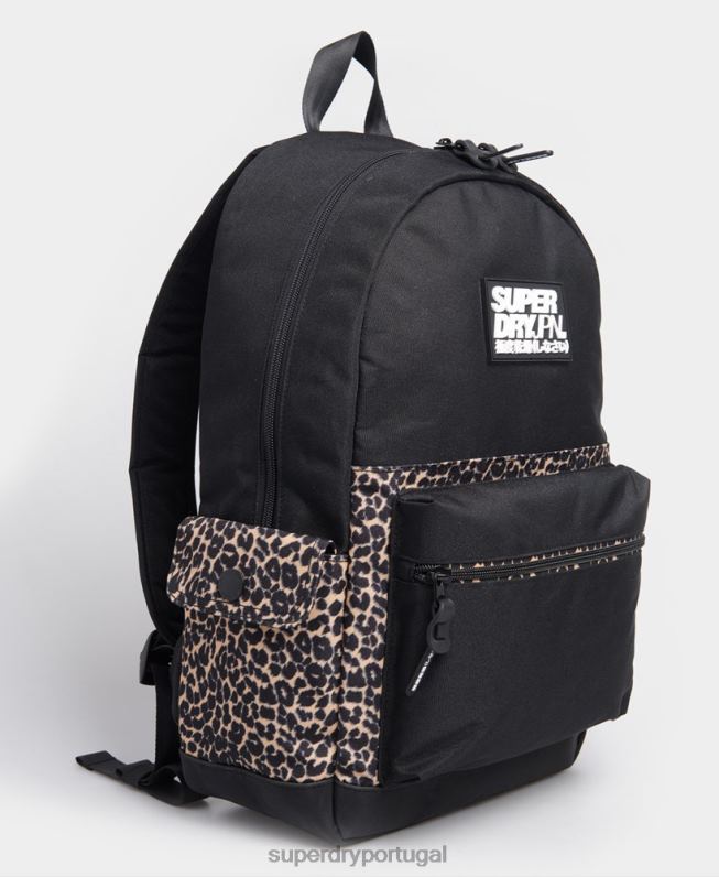 mochila montana edição em bloco mulheres preto acessórios Superdry 2208H4274