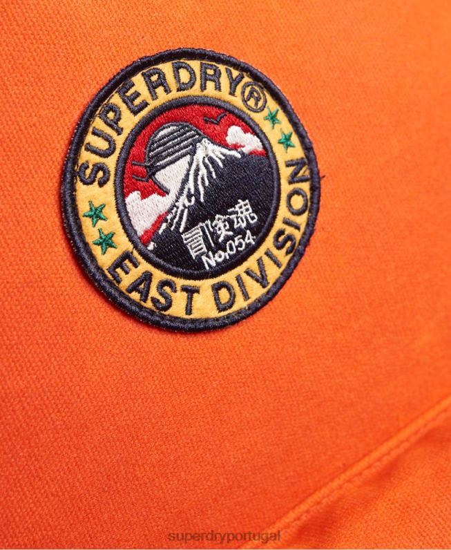 mochila montana em lona encerada mulheres laranja acessórios Superdry 2208H6667