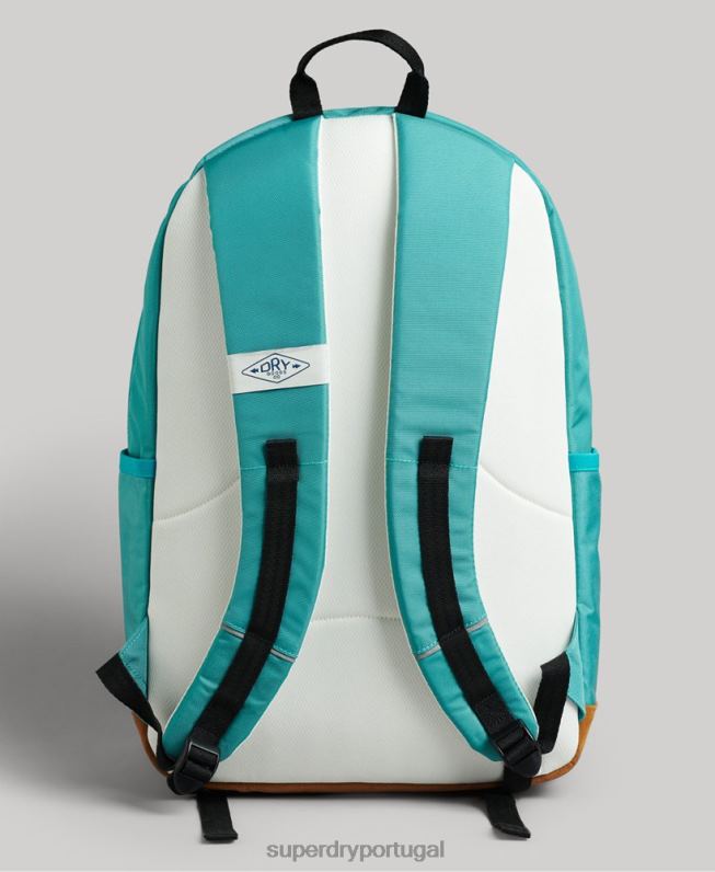 mochila montana micro bordada vintage mulheres azul acessórios Superdry 2208H1620