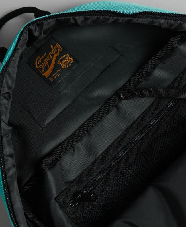 mochila montana micro bordada vintage mulheres azul acessórios Superdry 2208H1620