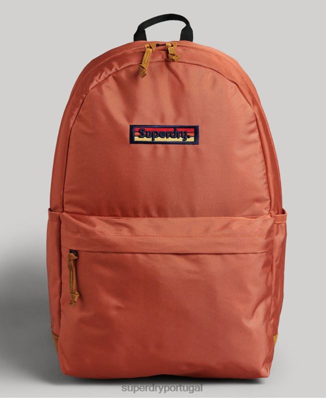 mochila montana micro bordada vintage mulheres laranja acessórios Superdry 2208H1609