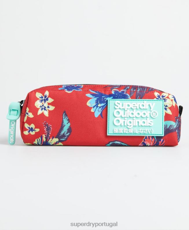 porta lápis hawaiian montana mulheres vermelho acessórios Superdry 2208H6678