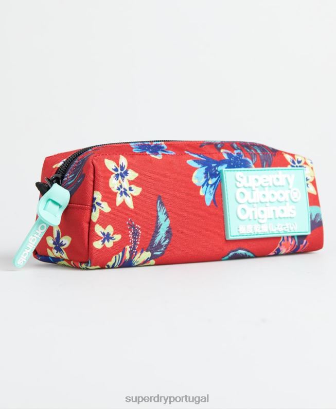porta lápis hawaiian montana mulheres vermelho acessórios Superdry 2208H6678