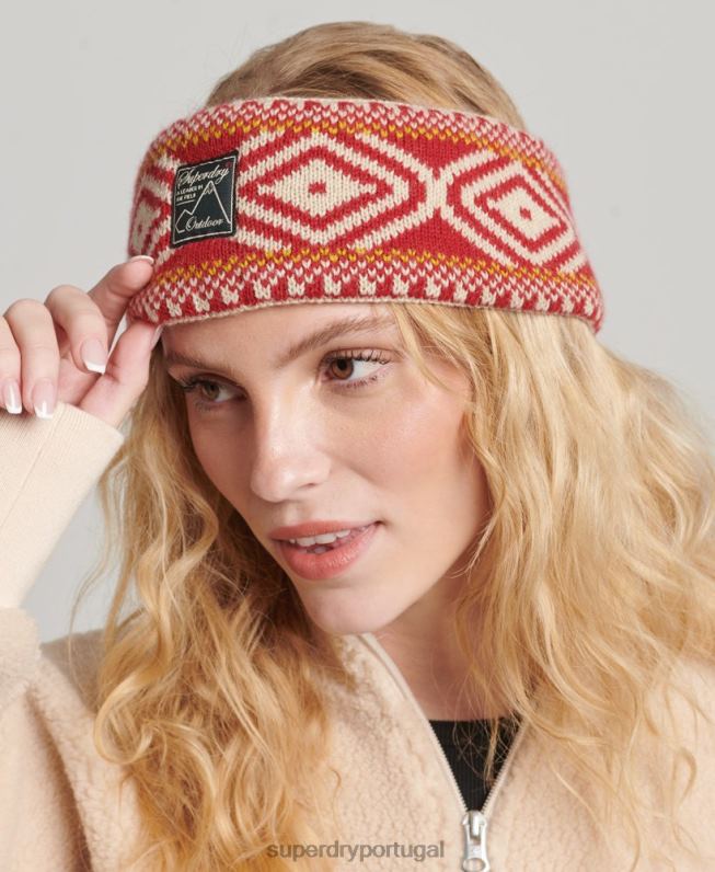 tiara de malha mulheres bronzeado acessórios Superdry 2208H4281