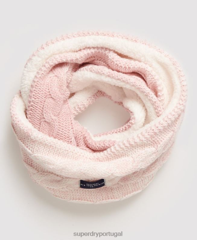 laço de cabo clarrie mulheres rosa acessórios Superdry 2208H4333