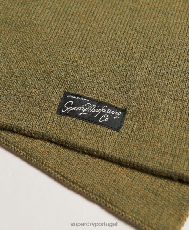 lenço clássico vintage mulheres caqui acessórios Superdry 2208H4231