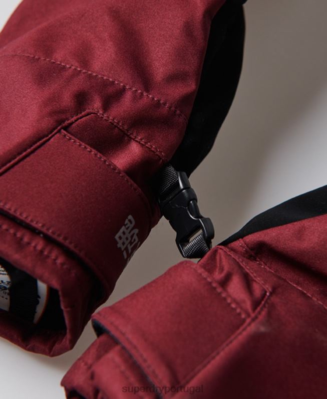 luvas de neve mulheres roxo acessórios Superdry 2208H4111