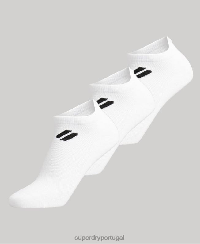 meias coolmax mulheres branco acessórios Superdry 2208H4183