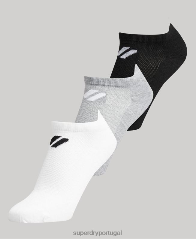 meias coolmax mulheres branco acessórios Superdry 2208H4191