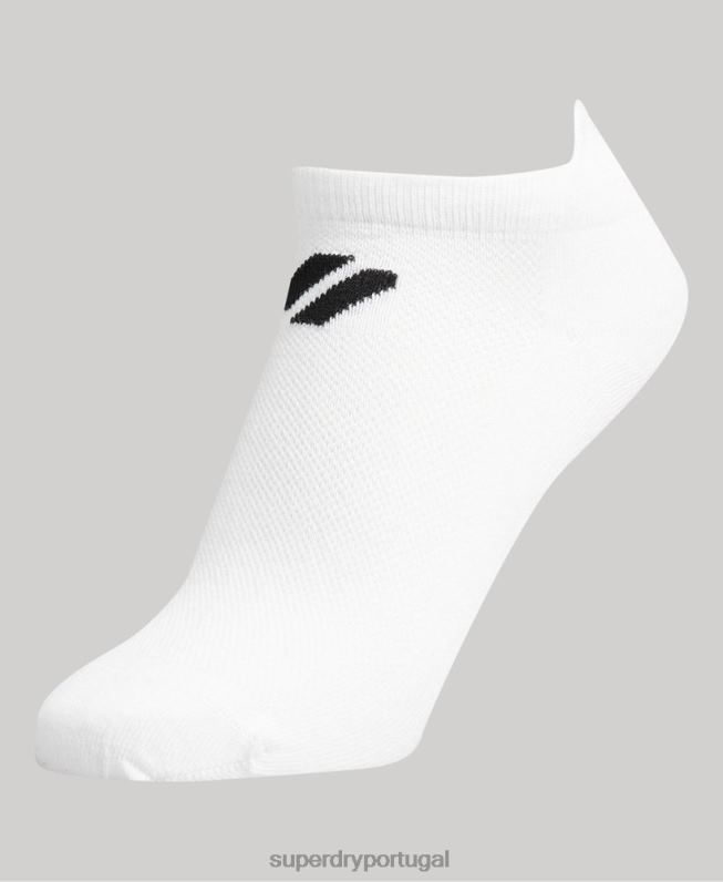 meias coolmax mulheres branco acessórios Superdry 2208H4191