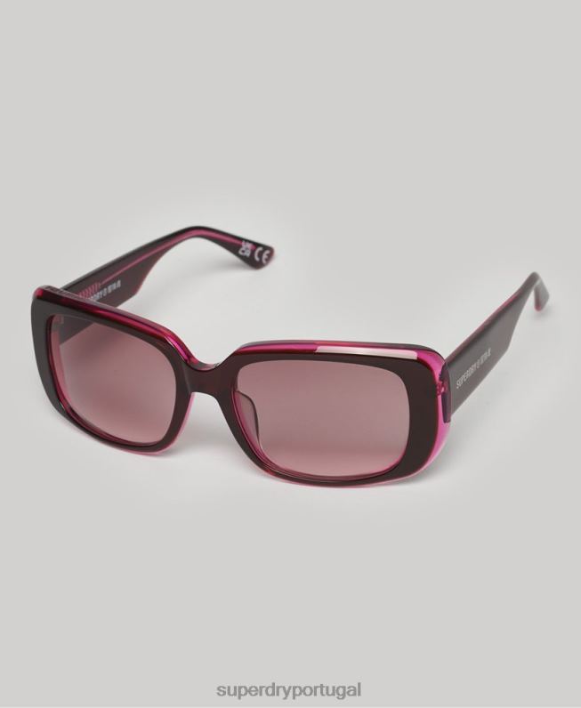 óculos de sol sdr dunaway mulheres rosa acessórios Superdry 2208H2075