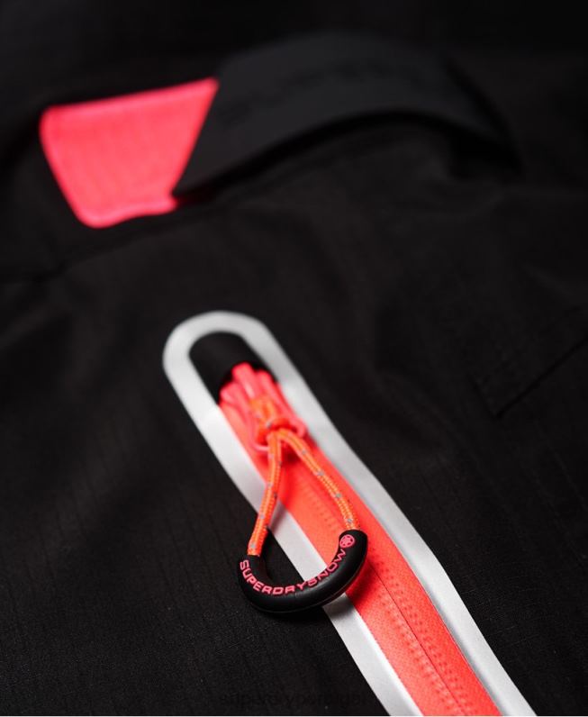 calças de neve mulheres preto roupas Superdry 2208H2610