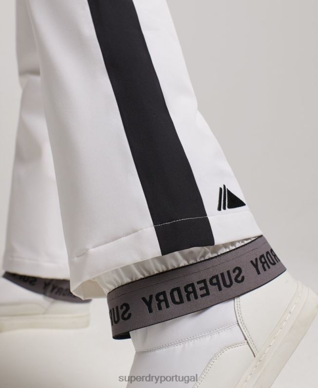 calças de neve núcleo mulheres branco roupas Superdry 2208H2592